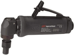 Ingersoll-Rand - 1/4" Collet, Angle Handle, Angle Air Die Grinder - 20,000 RPM, Dual Capable Exhaust, 25 CFM, 0.4 hp - Benchmark Tooling