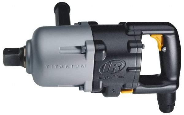 Ingersoll-Rand - 1-1/2" Drive, 2,750 RPM, 5,000 Ft/Lb Torque Impact Wrench - D-Handle, 700 IPM, 80 CFM, 1/2" NPT Inlet - Benchmark Tooling