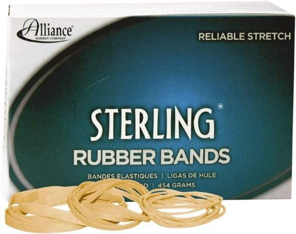 Alliance - 3-1/2" Circumference, 1/4" Wide, Light-Duty Band Rubber Band Strapping - 425 Pieces - Benchmark Tooling