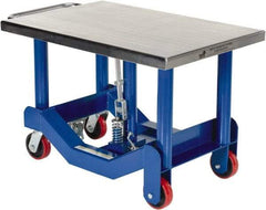Vestil - 4,000 Lb Capacity Manual Post Lift Table - 25" to 37" Lift Height, 36" Platform Length x 24" Platform Width - Benchmark Tooling