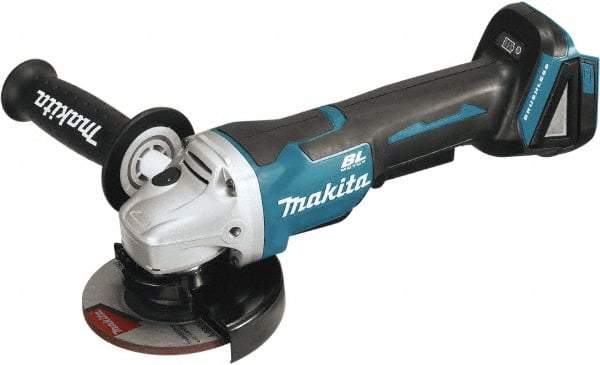 Makita - 4-1/2" Wheel Diam, 8,500 RPM, Cordless Cutoff & Cutoff-Grinder Tool - Straight Handle - Benchmark Tooling