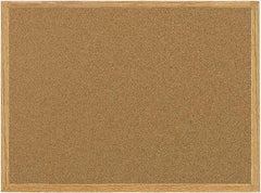 MasterVision - 24" Wide x 36" High Open Cork Bulletin Board - Natural (Color) - Benchmark Tooling