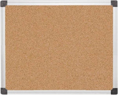 MasterVision - 24" Wide x 36" High Open Cork Bulletin Board - Natural (Color) - Benchmark Tooling