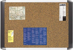 MasterVision - 36" Wide x 24" High Open Cork Bulletin Board - Tan - Benchmark Tooling