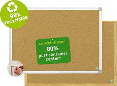 MasterVision - 24" Wide x 18" High Open Cork Bulletin Board - Natural (Color) - Benchmark Tooling