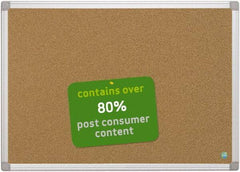 MasterVision - 36" Wide x 24" High Open Cork Bulletin Board - Natural (Color) - Benchmark Tooling