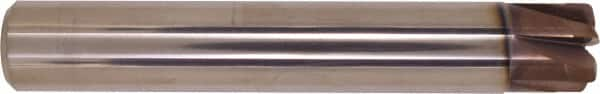 Millstar - 12mm, 6 Flute, Single End, Solid Carbide, 1.32mm Corner Radius End Mill - 100mm OAL, Right Hand Flute, 4.5mm LOC, Right Hand Cut - Benchmark Tooling