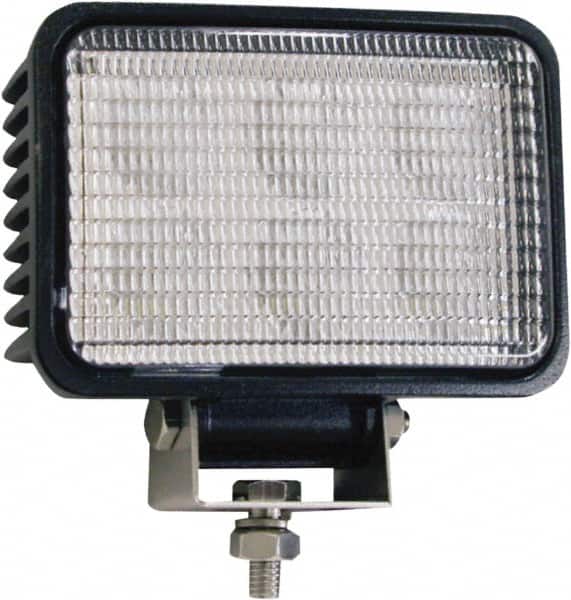 Buyers Products - 12 to 24 Volt, Clear Flood Beam Light - 1.5 Amps, 1,350 Lumens, 6 LED Lamp - Benchmark Tooling