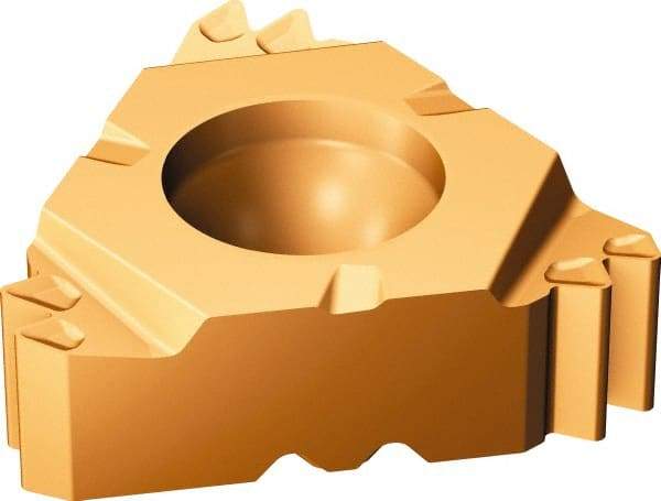 Sandvik Coromant - 266 Internal Right Hand Metric 60° Laydown Threading Insert - Grade 1125, TiCrAlN/TiAlN Coated Carbide, 9.525mm Inscribed Circle - Benchmark Tooling