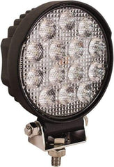 Buyers Products - 12 to 24 Volt, Clear Flood Beam Light - 3.0 Amps, 2,525 Lumens, 14 LED Lamp - Benchmark Tooling