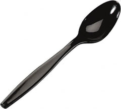 Dixie - Plastic Cutlery, Heavyweight Teaspoons - Black - Benchmark Tooling