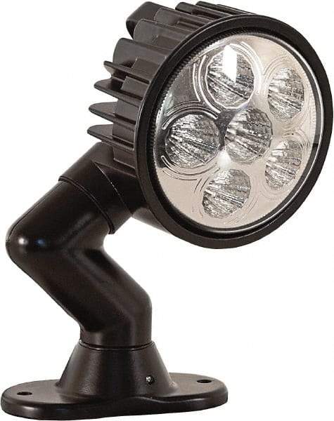 Buyers Products - 12 to 24 Volt, Clear LED Spotlight - 1.5 Amps, 1,350 Lumens, 6 LED Lamp - Benchmark Tooling