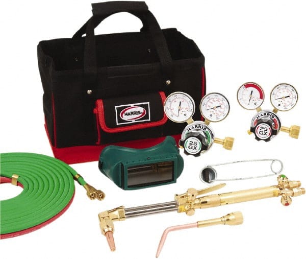 Lincoln Electric - Oxygen/Acetylene Torch Kits Type: Welding Outfit Maximum Cutting: 4 (Inch) - Benchmark Tooling