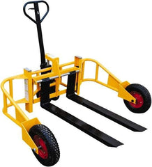 Vestil - 2,000 Lb Capacity, 9" Lift Industrial Pallet Truck - 3" Min Lift Height, 48" Fork Length x 4" Fork Width, 65" Overall Width - Benchmark Tooling