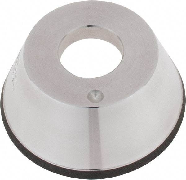 Tru-Maxx - 95mm Diam, 1-1/4" Hole Size, 1" Overall Thickness, 150 Grit, Type 11V9, Tool & Cutter Grinding Wheel - Very Fine Grade, CBN - Benchmark Tooling