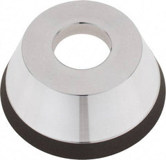 Tru-Maxx - 95mm Diam, 1-1/4" Hole Size, 1" Overall Thickness, 150 Grit, Type 11V9, Tool & Cutter Grinding Wheel - Very Fine Grade, Diamond - Benchmark Tooling