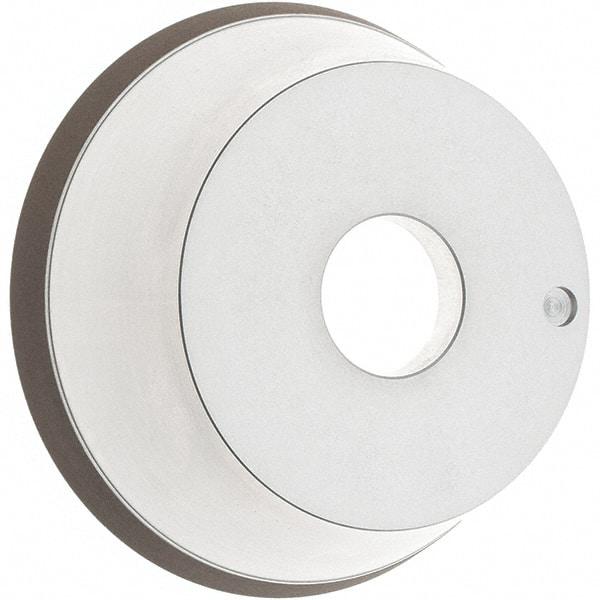 Tru-Maxx - 5" Diam, 1-1/4" Hole Size, 1" Overall Thickness, 120 Grit, Type 11V9, Tool & Cutter Grinding Wheel - Fine Grade, Diamond - Benchmark Tooling