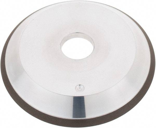 Tru-Maxx - 6" Diam, 1-1/4" Hole Size, 3" Overall Thickness, 120 Grit, Type 12V9, Tool & Cutter Grinding Wheel - Fine Grade, CBN - Benchmark Tooling