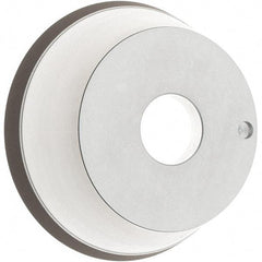 Tru-Maxx - 5" Diam, 1-1/4" Hole Size, 1" Overall Thickness, 120 Grit, Type 11V9, Tool & Cutter Grinding Wheel - Fine Grade, Diamond - Benchmark Tooling