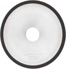 Tru-Maxx - 6" 120 Grit Diamond Cutoff Wheel - 0.035" Thick, 1-1/4" Arbor, Use with Angle Grinders - Benchmark Tooling