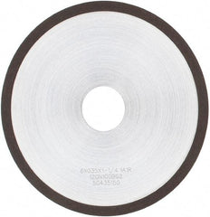 Tru-Maxx - 6" 120 Grit Diamond Cutoff Wheel - 0.035" Thick, 1-1/4" Arbor, Use with Angle Grinders - Benchmark Tooling