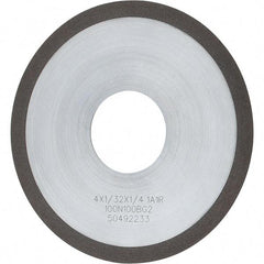 Tru-Maxx - 4" 100 Grit Diamond Cutoff Wheel - 1/32" Thick, 1-1/4" Arbor, Use with Angle Grinders - Benchmark Tooling