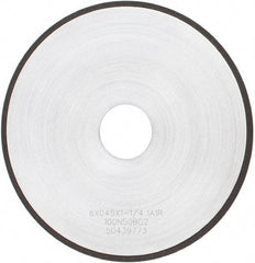 Tru-Maxx - 6" 100 Grit Diamond Cutoff Wheel - 0.045" Thick, 1-1/4" Arbor, Use with Angle Grinders - Benchmark Tooling