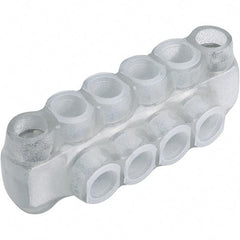 Panduit - 4 Port, 2/0 to 14 AWG Compatible, Tap Connector - 2.86" OAL x 1.31" OAW x 1.36" OAH, Clear - Benchmark Tooling