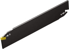 Sandvik Coromant - 80mm Max Depth of Cut, Neutral Cut, Indexable Grooving Blade - 7.68mm Insert Width, L Seat Size, QD-NN2..A Insert Style, Series CoroCut QD - Benchmark Tooling