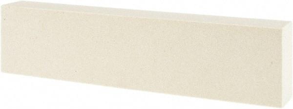 Tru-Maxx - 120 Grit Aluminum Oxide Rectangular Polishing Stone - Fine Grade, 2" Wide x 8" Long x 1" Thick - Benchmark Tooling