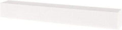 Tru-Maxx - 80 Grit Aluminum Oxide Square Polishing Stone - Medium Grade, 1" Wide x 8" Long x 1" Thick - Benchmark Tooling