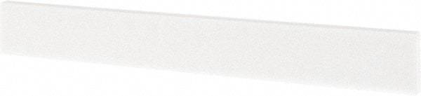 Tru-Maxx - 80 Grit Aluminum Oxide Rectangular Polishing Stone - Medium Grade, 1" Wide x 8" Long x 1/4" Thick - Benchmark Tooling