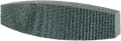 Tru-Maxx - 46 Grit Silicon Carbide Boat (Shape) Polishing Stone - Coarse Grade, 2-1/2" Wide x 9" Long x 1-1/2" Thick - Benchmark Tooling