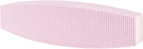 Tru-Maxx - 120 Grit Aluminum Oxide Boat (Shape) Polishing Stone - Fine Grade, 2-1/2" Wide x 9" Long x 1-1/2" Thick - Benchmark Tooling