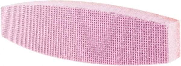 Tru-Maxx - 60 Grit Aluminum Oxide Boat (Shape) Polishing Stone - Medium Grade, 2-1/2" Wide x 9" Long x 1-1/2" Thick - Benchmark Tooling