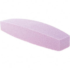 Tru-Maxx - 60 Grit Aluminum Oxide Boat (Shape) Polishing Stone - Medium Grade, 2-1/2" Wide x 9" Long x 1-1/2" Thick - Benchmark Tooling
