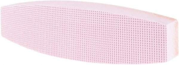 Tru-Maxx - 120 Grit Aluminum Oxide Boat (Shape) Polishing Stone - Fine Grade, 2-1/2" Wide x 9" Long x 1-1/2" Thick - Benchmark Tooling