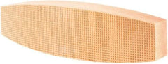 Tru-Maxx - 120 Grit Aluminum Oxide Boat (Shape) Polishing Stone - Fine Grade, 2-1/2" Wide x 9" Long x 1-1/2" Thick - Benchmark Tooling