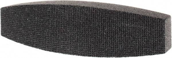 Tru-Maxx - 46 Grit Silicon Carbide Boat (Shape) Polishing Stone - Coarse Grade, 2-1/2" Wide x 9" Long x 1-1/2" Thick - Benchmark Tooling