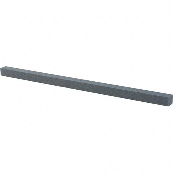 Tru-Maxx - 320 Grit Silicon Carbide Square Polishing Stone - Extra Fine Grade, 1/4" Wide x 6" Long x 1/4" Thick - Benchmark Tooling