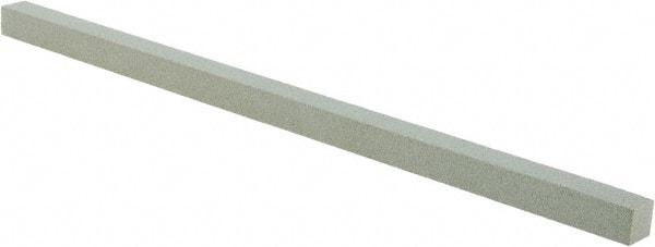 Tru-Maxx - 320 Grit Silicon Carbide Square Polishing Stone - Extra Fine Grade, 1/4" Wide x 6" Long x 1/4" Thick - Benchmark Tooling