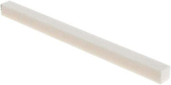 Tru-Maxx - 220 Grit Aluminum Oxide Square Polishing Stone - Very Fine Grade, 1/4" Wide x 4" Long x 1/4" Thick - Benchmark Tooling