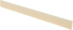 Tru-Maxx - 220 Grit Aluminum Oxide Rectangular Polishing Stone - Very Fine Grade, 1/2" Wide x 6" Long x 1/8" Thick, Oil Filled - Benchmark Tooling