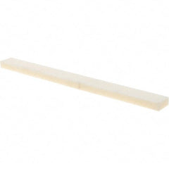 Tru-Maxx - 150 Grit Aluminum Oxide Rectangular Polishing Stone - Very Fine Grade, 1/2" Wide x 6" Long x 1/4" Thick, Oil Filled - Benchmark Tooling