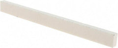 Tru-Maxx - 400 Grit Aluminum Oxide Rectangular Polishing Stone - Super Fine Grade, 1/2" Wide x 6" Long x 1/4" Thick - Benchmark Tooling