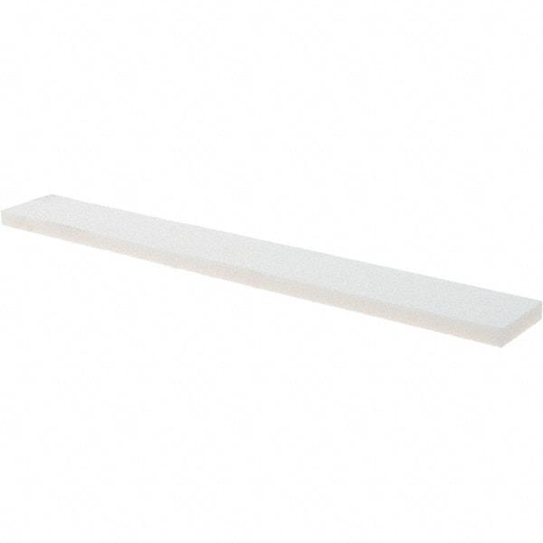 Tru-Maxx - 180 Grit Aluminum Oxide Rectangular Polishing Stone - Very Fine Grade, 1" Wide x 8" Long x 1/4" Thick - Benchmark Tooling
