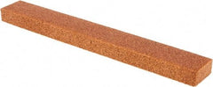 Tru-Maxx - 80 Grit Aluminum Oxide Rectangular Roughing Stone - Medium Grade, 1" Wide x 8" Long x 1/2" Thick - Benchmark Tooling