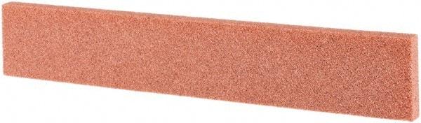 Tru-Maxx - 100 Grit Aluminum Oxide Rectangular Roughing Stone - Fine Grade, 1" Wide x 6" Long x 1/4" Thick - Benchmark Tooling