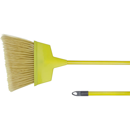 7 1/2' Plastic Angled Upright - Broom With Handle - Benchmark Tooling