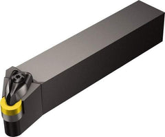 Sandvik Coromant - DRSN, Right Hand Cut, 40mm Shank Height x 40mm Shank Width, Negative Rake Indexable Turning Toolholder - 250mm OAL, RNMG 25 09 00 Insert Compatibility, Series T-Max P - Benchmark Tooling